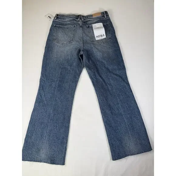 Pistola Ally High Rise Boot Jean Resolution Vintage Wash Size 31 - Picture 11 of 11